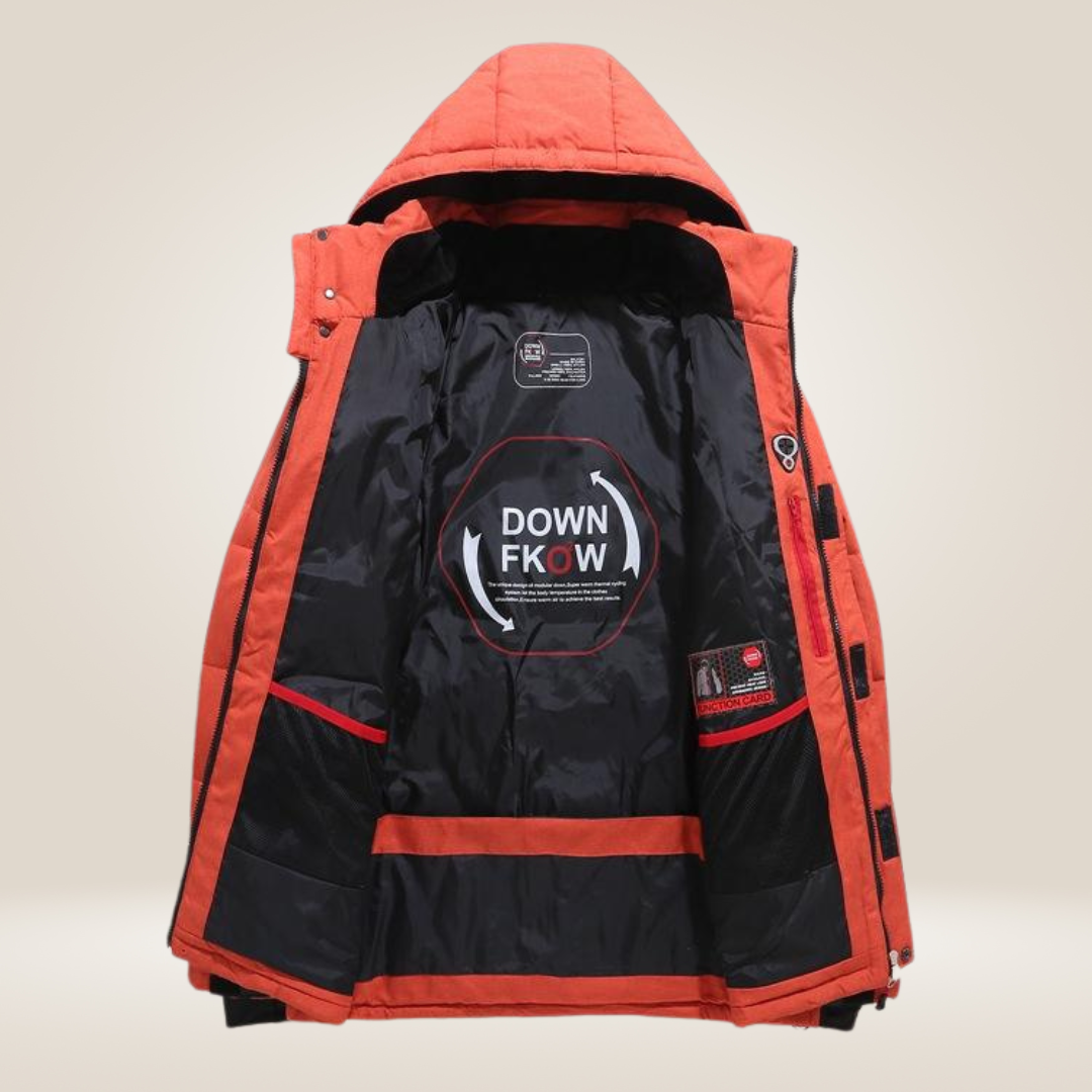 Chaqueta parka de invierno para hombre – Abrigo impermeable y cortavientos con forro polar grueso