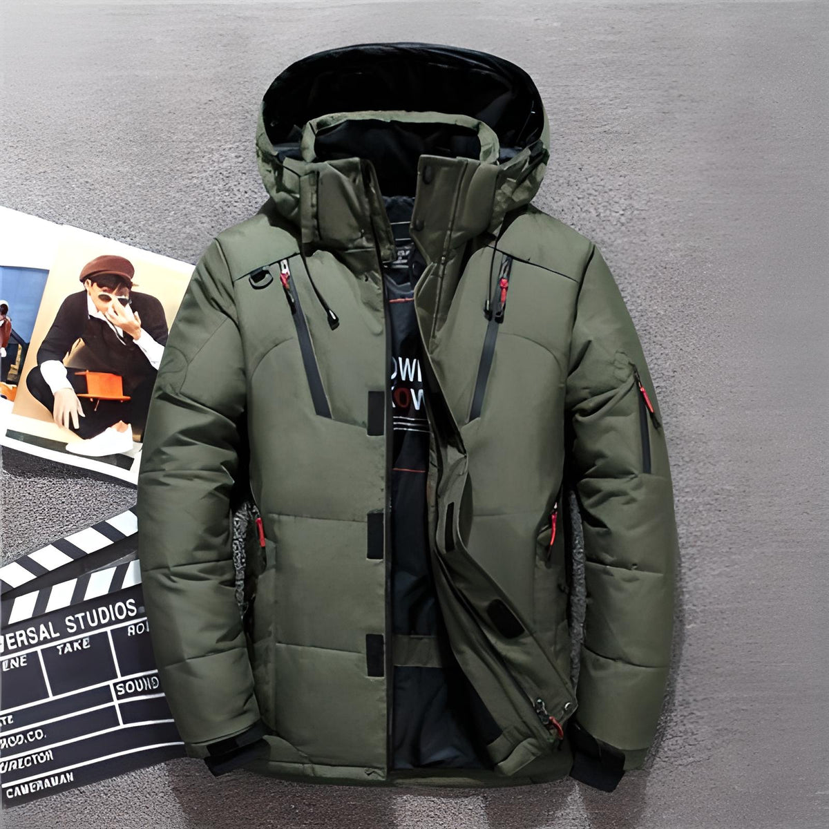 Chaqueta parka de invierno para hombre | Aislamiento térmico