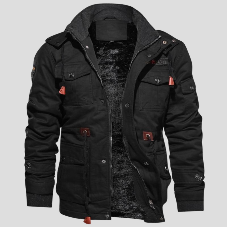 Chaqueta robusta para hombre: una capa confiable para días fríos y ventosos