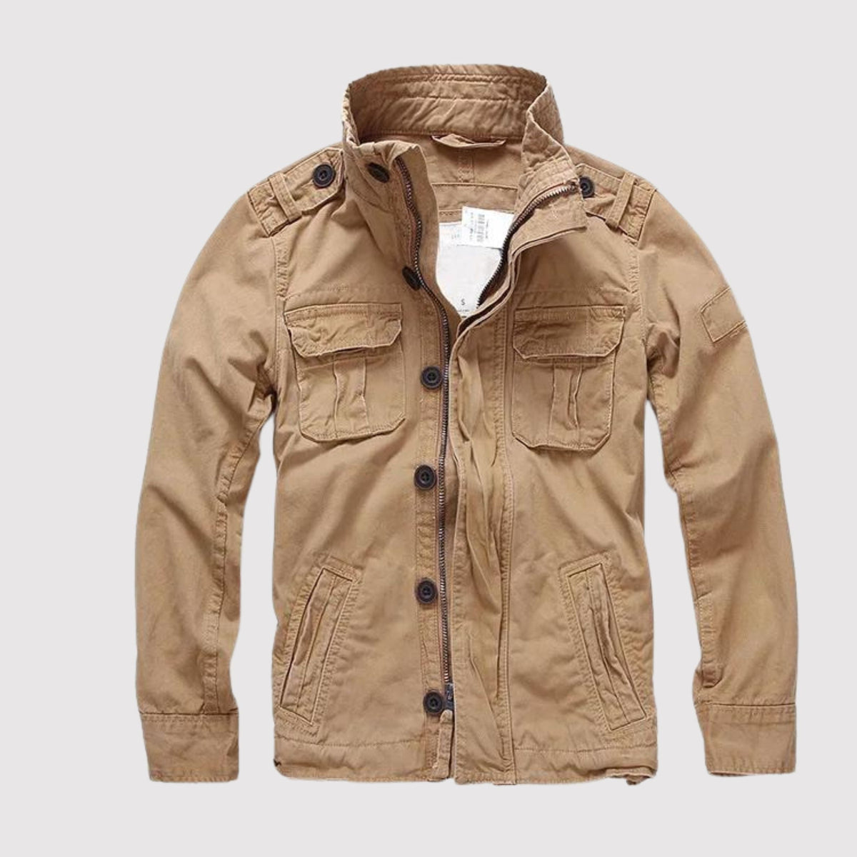 Chaqueta vaquera retro - Múltiples bolsillos - Estilo clásico
