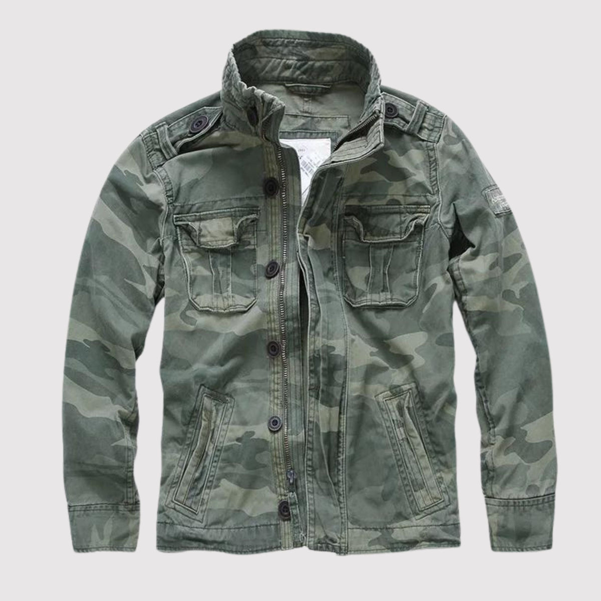 Chaqueta vaquera retro - Múltiples bolsillos - Estilo clásico