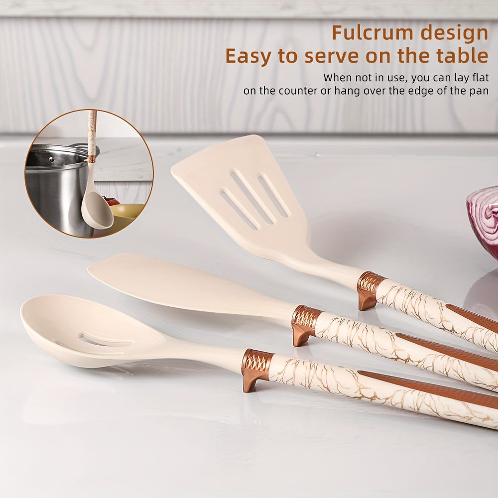Cocina - Juego elegante de utensilios de cocina de silicona