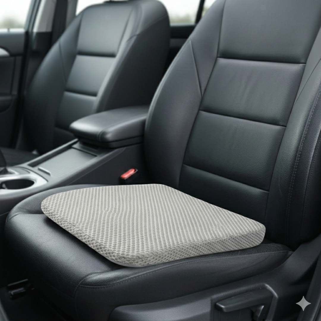 Cojín de asiento transpirable con diseño en panal de abeja