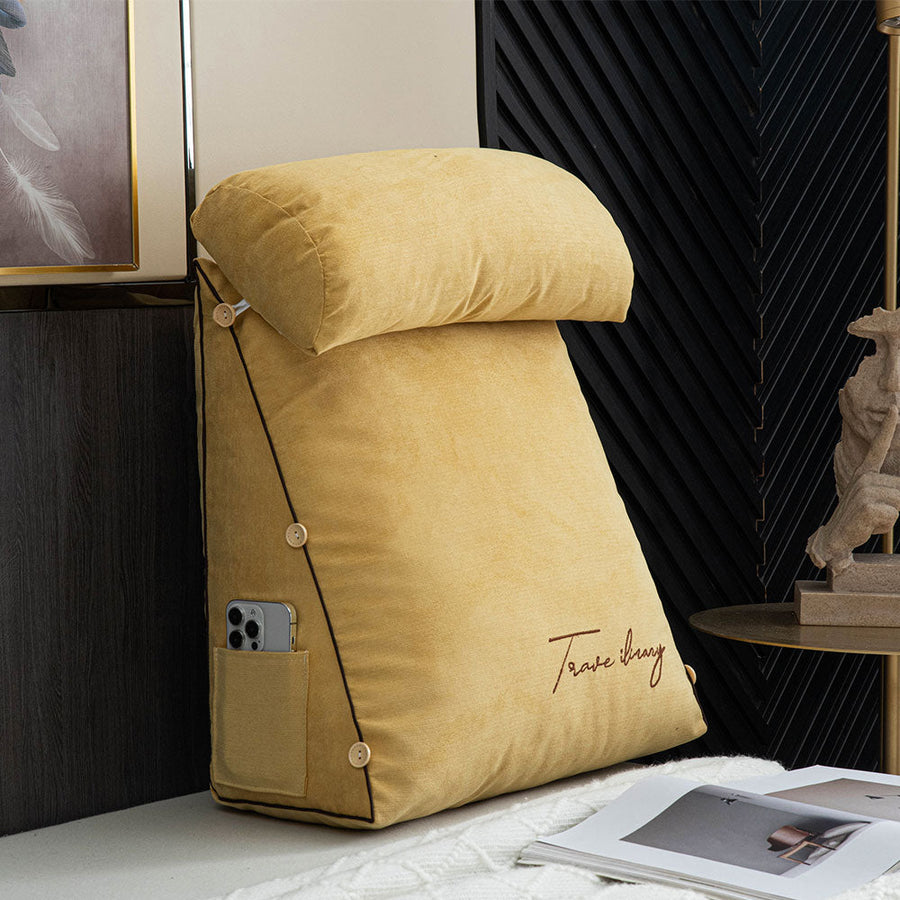 Cojín de lectura de lujo: ergonómico y cómodo para relajarse