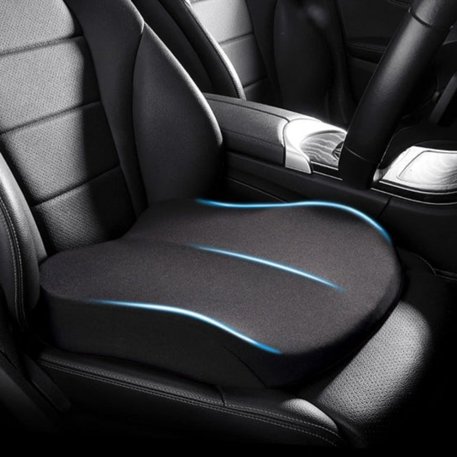 Cojín ergonómico de espuma viscoelástica para asiento de coche para confort y soporte
