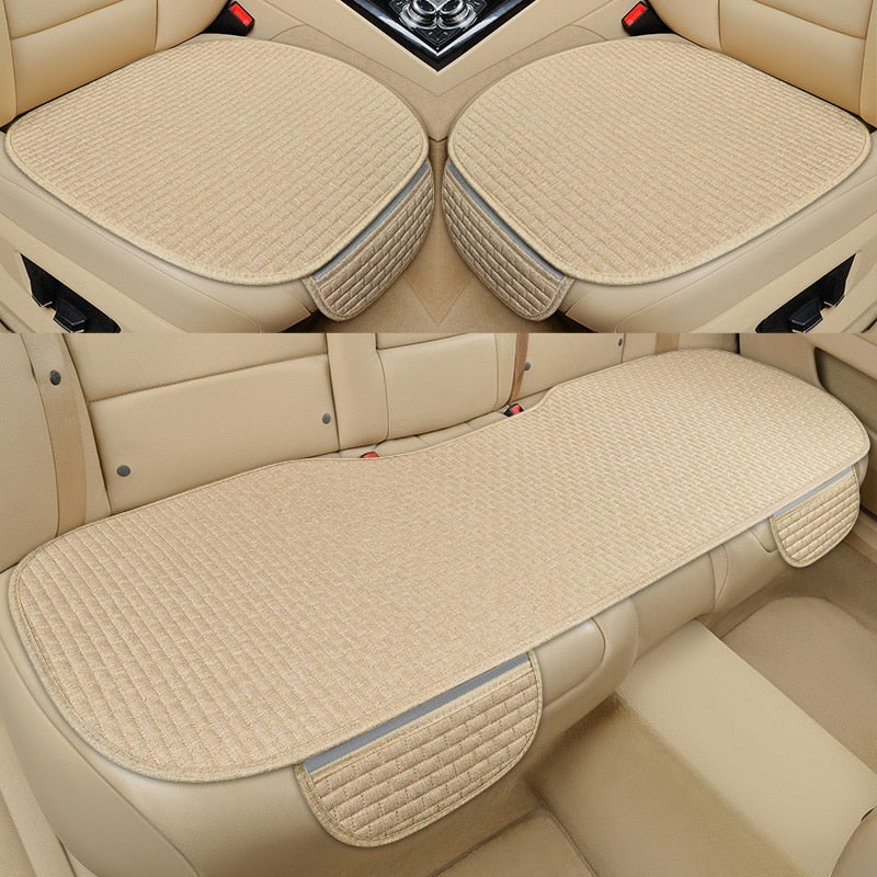 Cojín protector antideslizante para asiento de coche con bolsillo universal