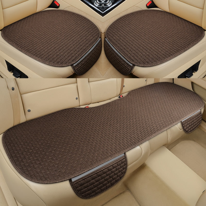 Cojín protector antideslizante para asiento de coche con bolsillo universal