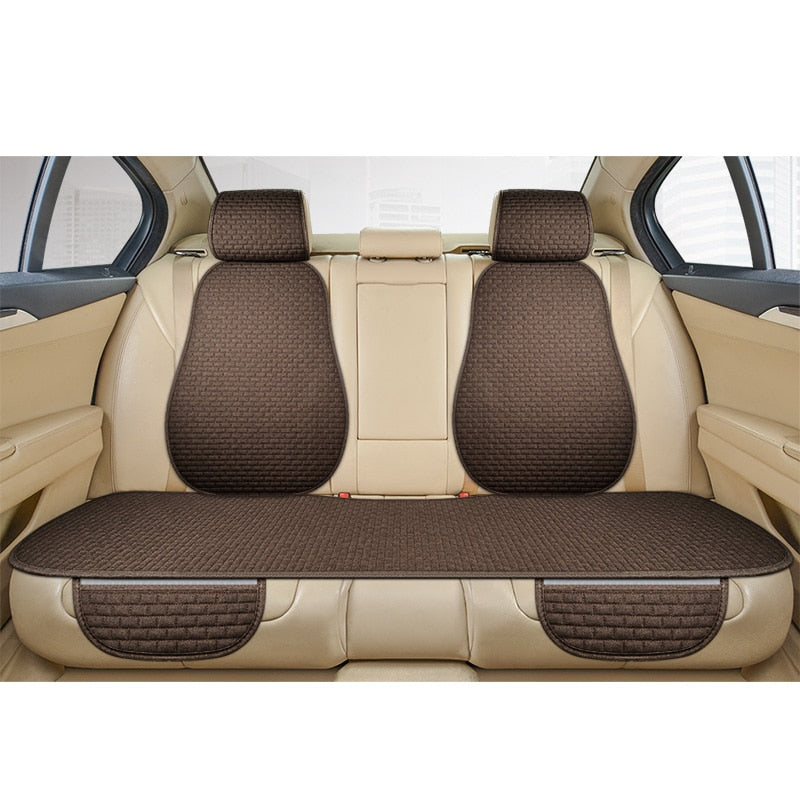 Cojín protector antideslizante para asiento de coche con bolsillo universal