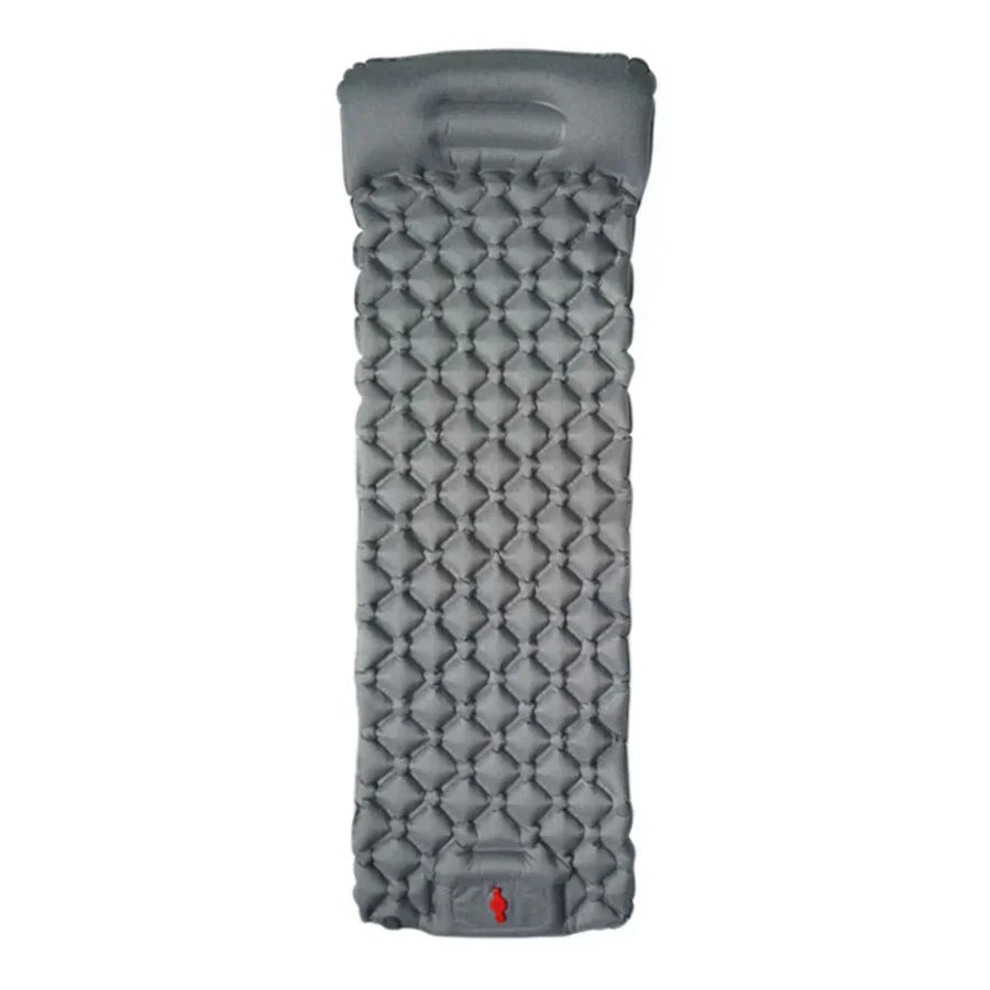 Colchoneta de camping ultraligera de inflado rápido