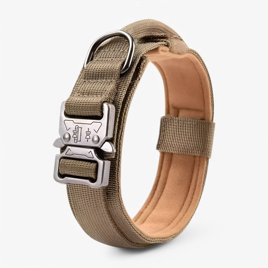 Collar ajustable para perro de nailon resistente, impermeable, con asa ergonómica, para perros medianos y grandes
