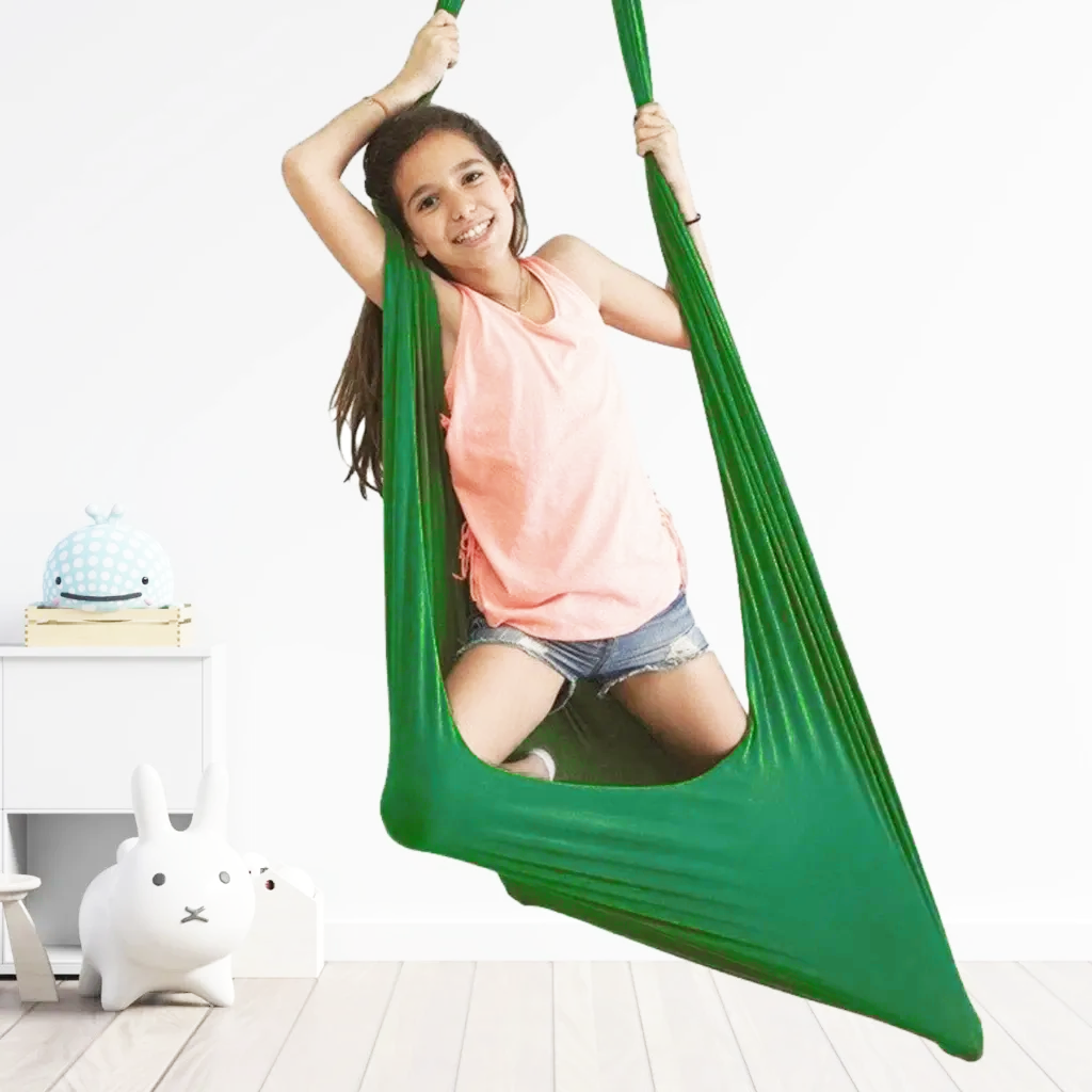 Columpio Hamaca de Terapia de Algodón Infantil para Equilibrio, Calma y Desarrollo Sensorial