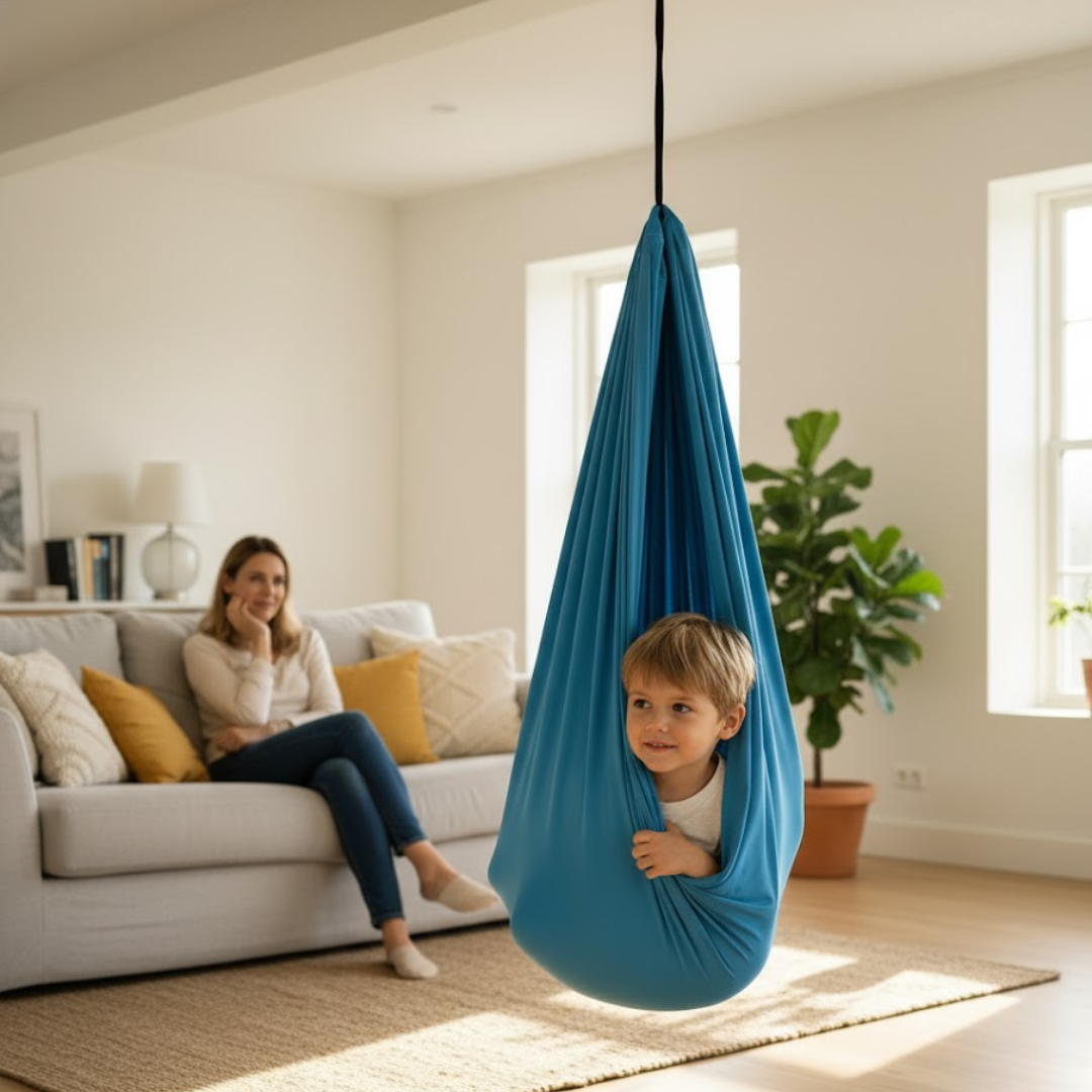 Columpio sensorial terapéutico relajante para niños y necesidades especiales