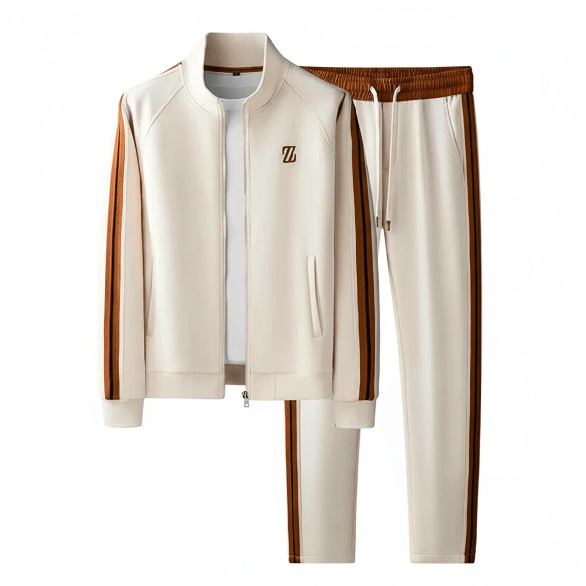 Conjunto de chándal para hombre con cremallera