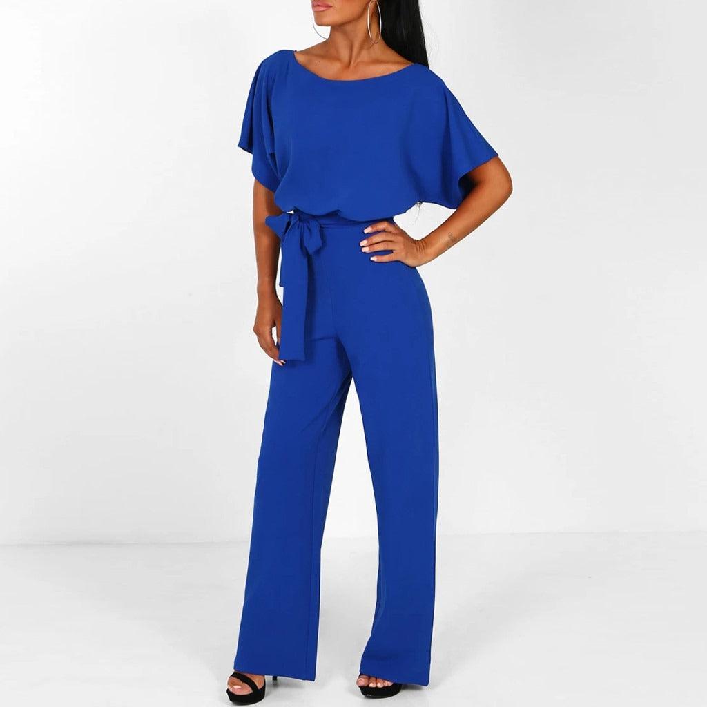 Conjunto de mono con pata ancha para mujer