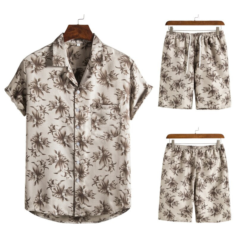 Conjunto hawaiano para hombre | Combinación alegre y veraniega para el verano