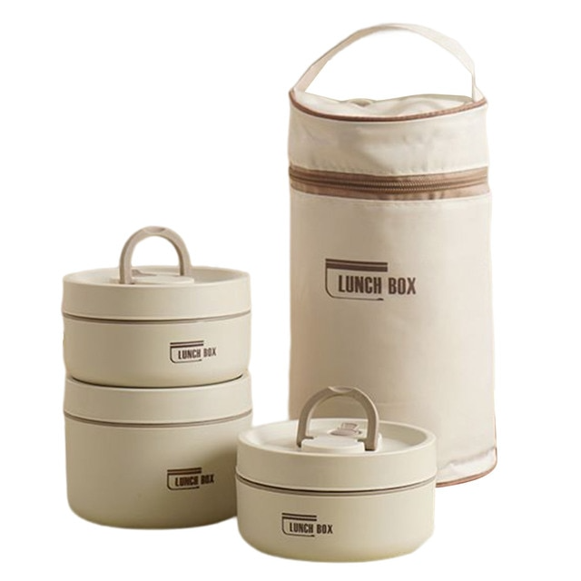 Contenedor Térmico de Acero Inoxidable para Comida para el Trabajo, el Colegio y Salidas