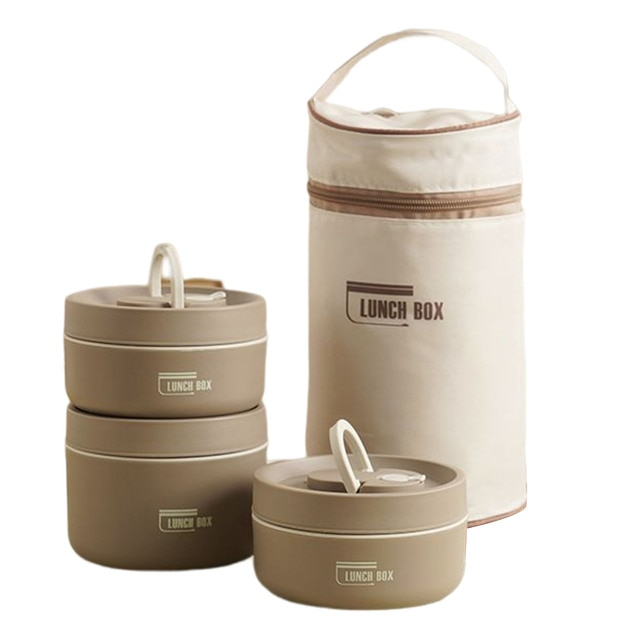 Contenedor Térmico de Acero Inoxidable para Comida para el Trabajo, el Colegio y Salidas