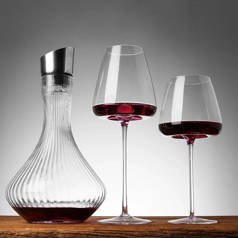 Copas de Vino de Cristal | Elegancia Hecha a Mano