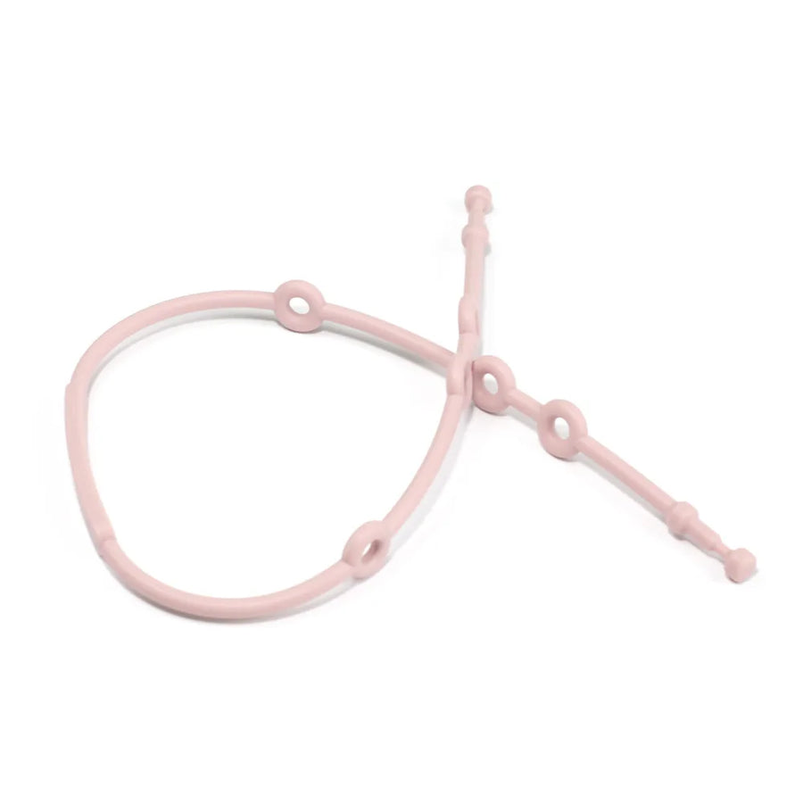 Correas sujetajuguetes de silicona ajustables para un juego seguro