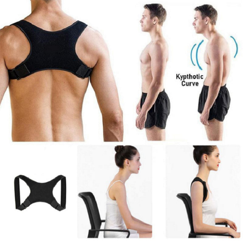 Corrector de postura ajustable: soporte de espalda y hombros para uso diario