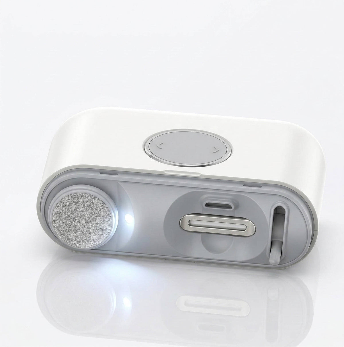 Cortauñas Eléctrico Recargable para Adultos y Niños con Depósito de Recogida Integrado, Ligero