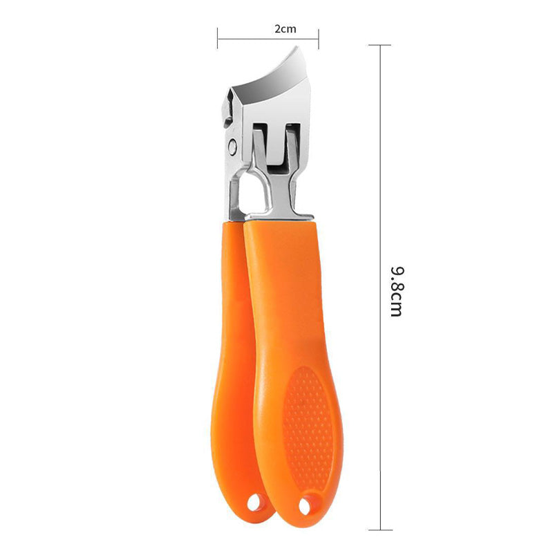 Cortaúñas ergonómico con mango antideslizante – Ideal para uñas gruesas y encarnadas