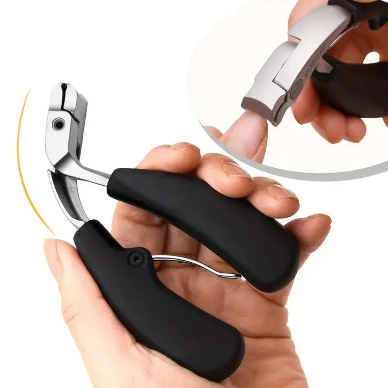 Cortaúñas profesional: acero inoxidable de precisión, mango ergonómico y resultados de calidad de salón