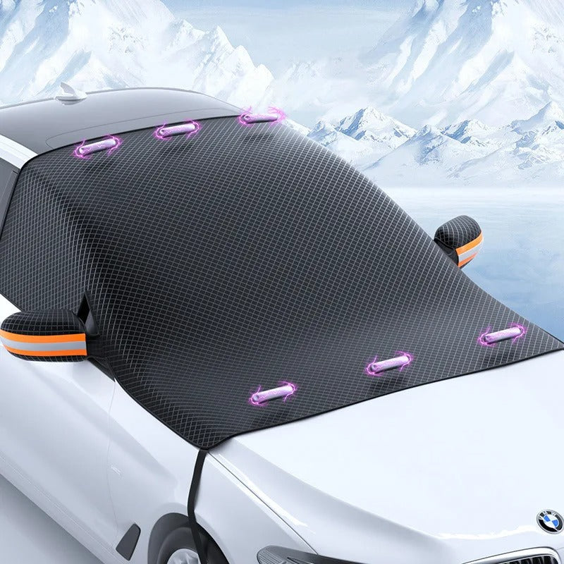 Cubierta magnética para nieve para coche