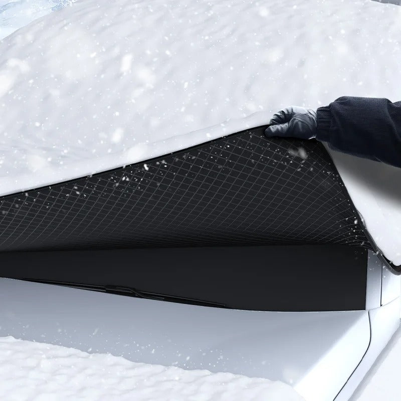Cubierta magnética para nieve para coche