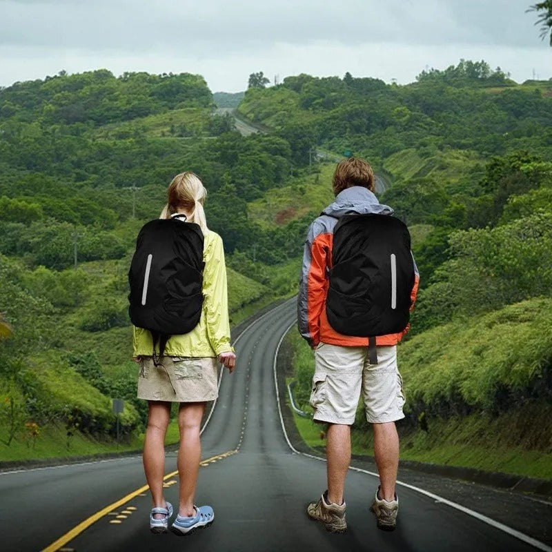 Cubremochilas Impermeable para Lluvia Unisex - Reflectante y Ajustable
