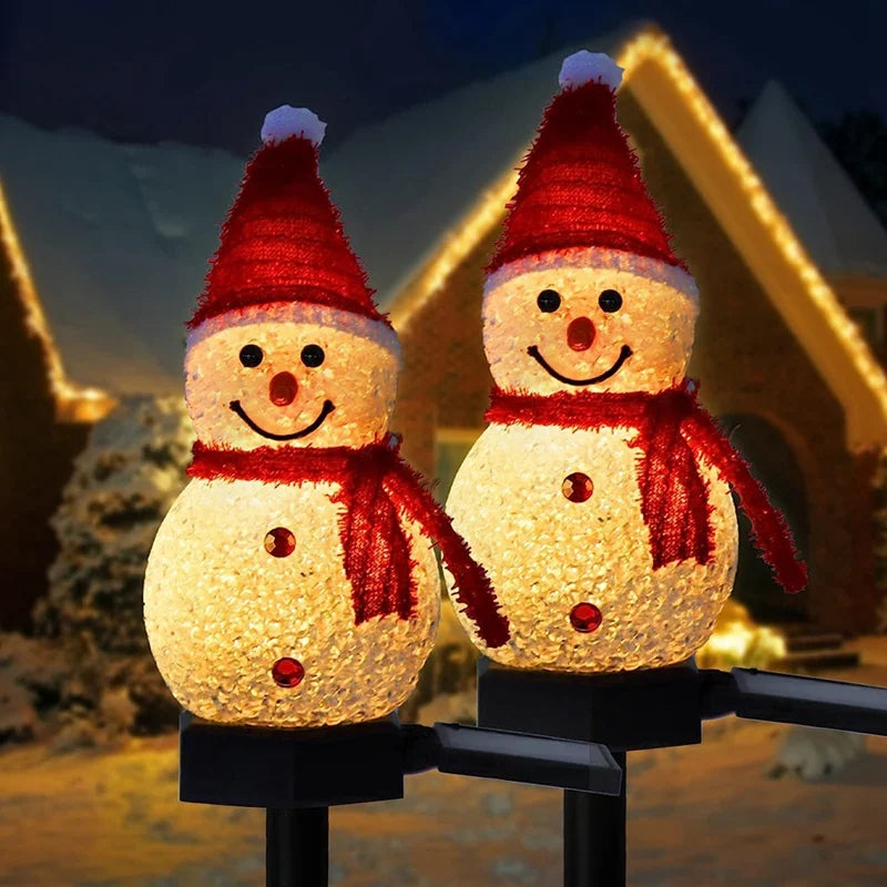 Decoraciones LED de exterior para ambiente festivo