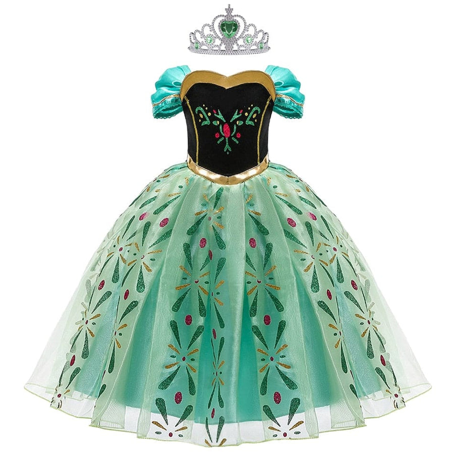 Disfraz de la princesa Anna de Frozen para niña