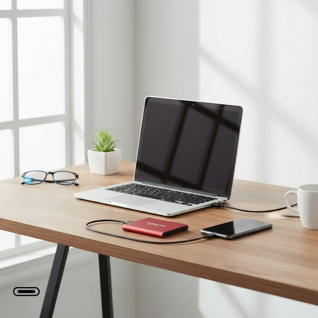 Dispositivo de almacenamiento SSD portátil externo USB