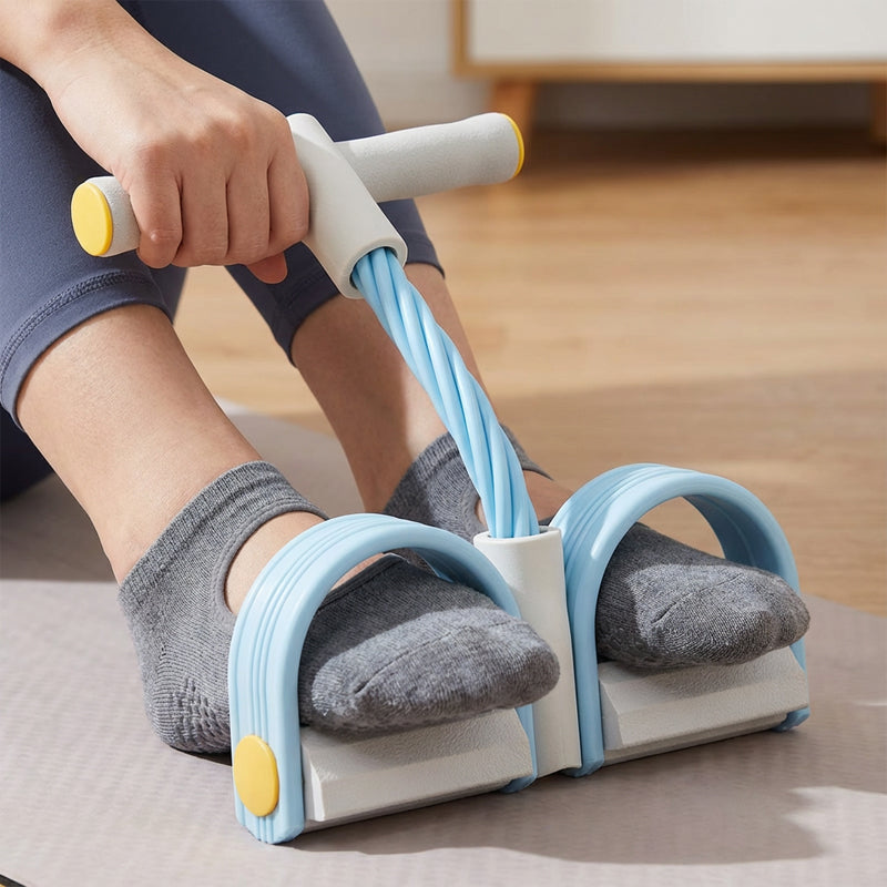 Ejercitador fitness con bandas de resistencia