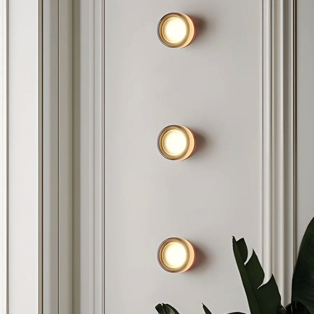 Elegante aplique de pared Dimple para decoración moderna