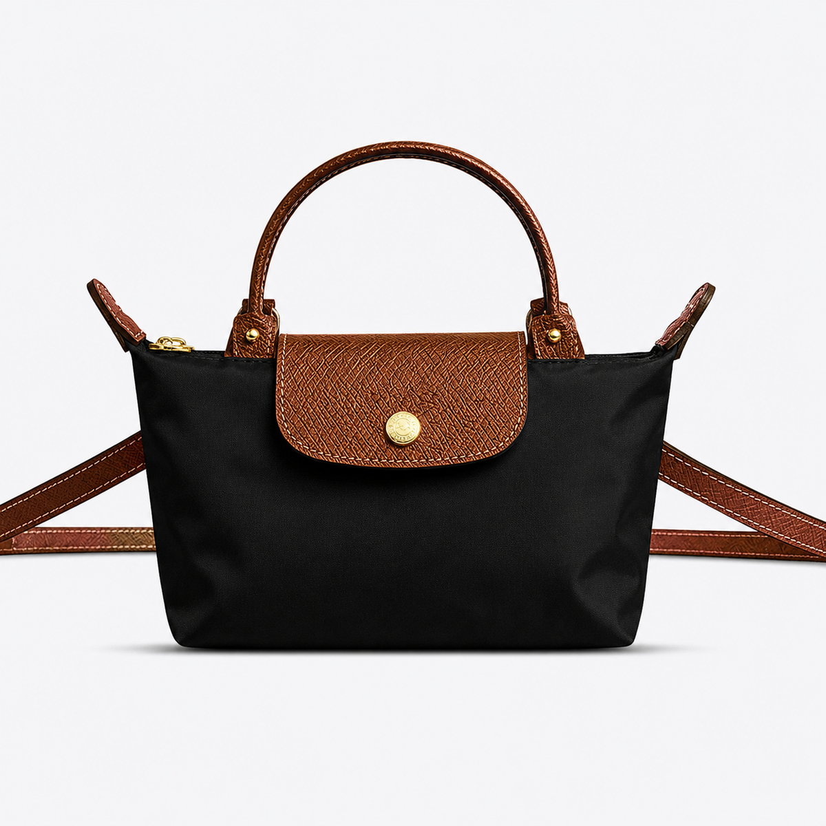Elegante bolso bandolera pequeño: diseño versátil y cómodo ajuste de longitud de correa