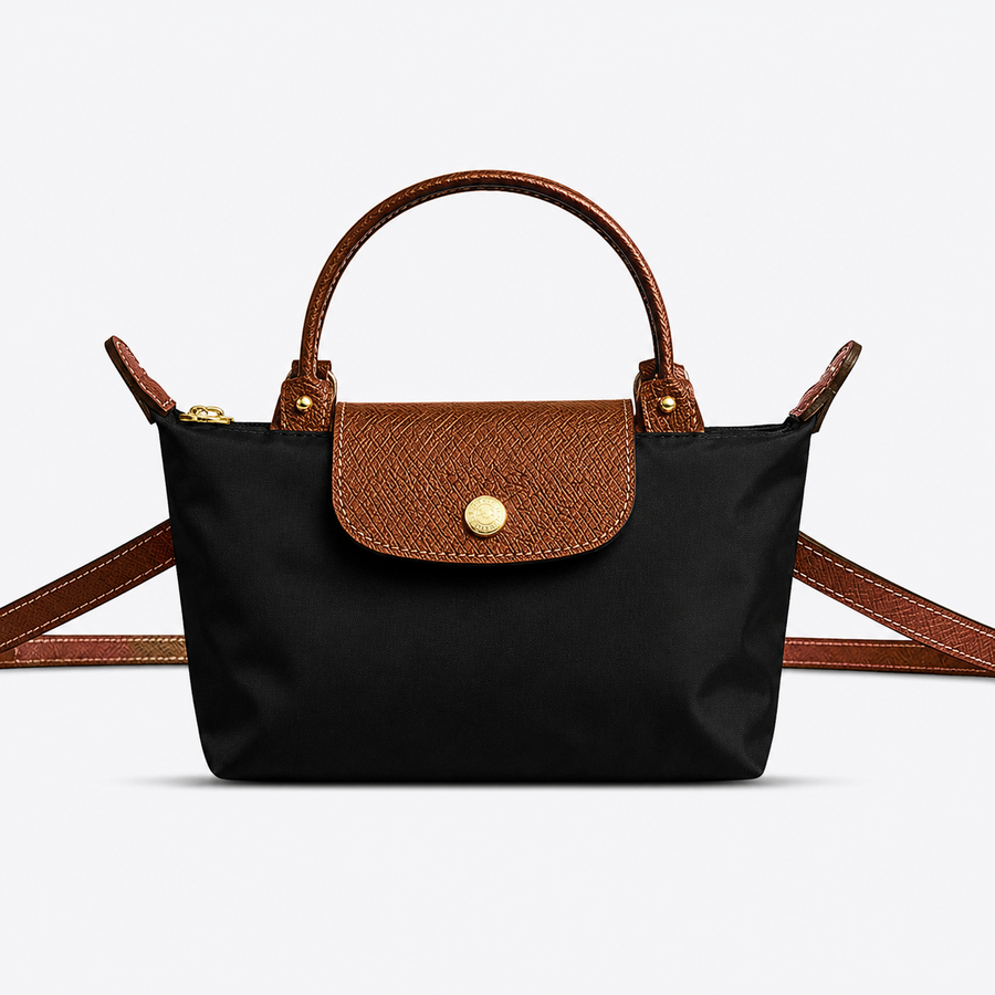 Elegante bolso bandolera pequeño: diseño versátil y cómodo ajuste de longitud de correa