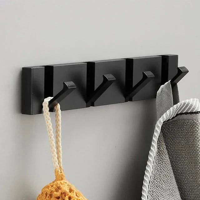 Elegante colgador de pared de acero inoxidable: ahorra espacio y con estilo para cualquier hogar
