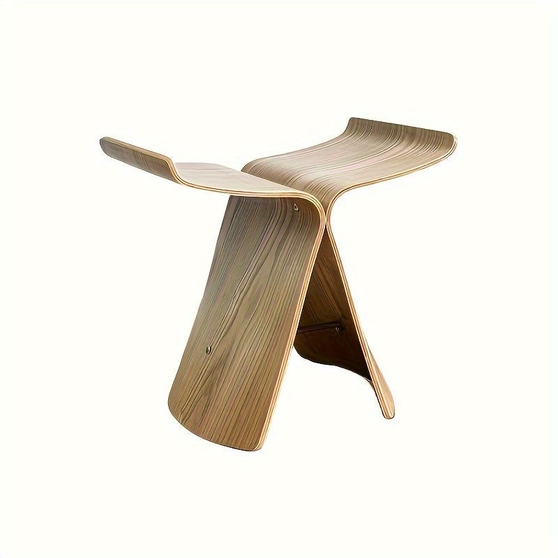 Elegante taburete Butterfly – Diseño atemporal para salón y recibidor
