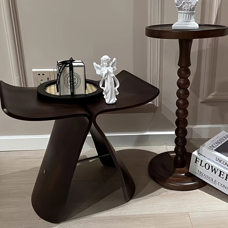 Elegante taburete Butterfly – Diseño atemporal para salón y recibidor