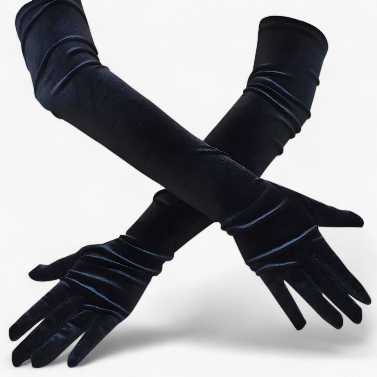 Elegantes guantes de terciopelo para invierno
