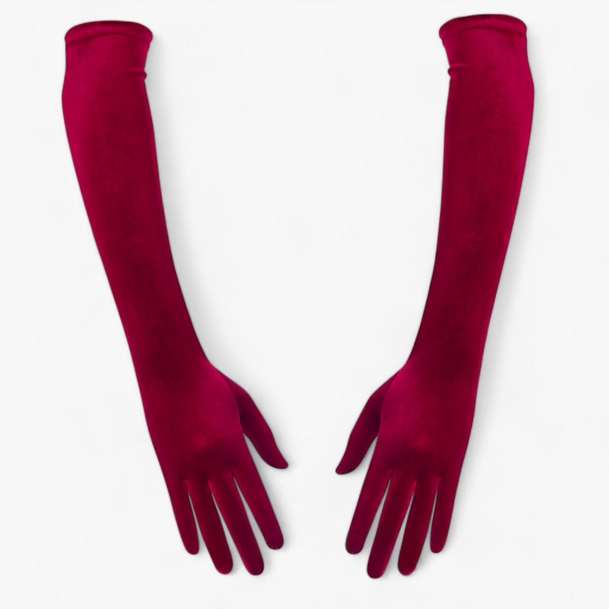 Elegantes guantes de terciopelo para invierno