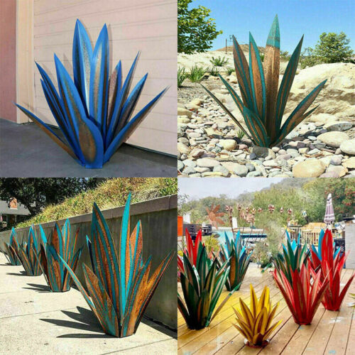 Escultura de jardín de metal antioxidante hecha a mano para decoración de interiores y exteriores