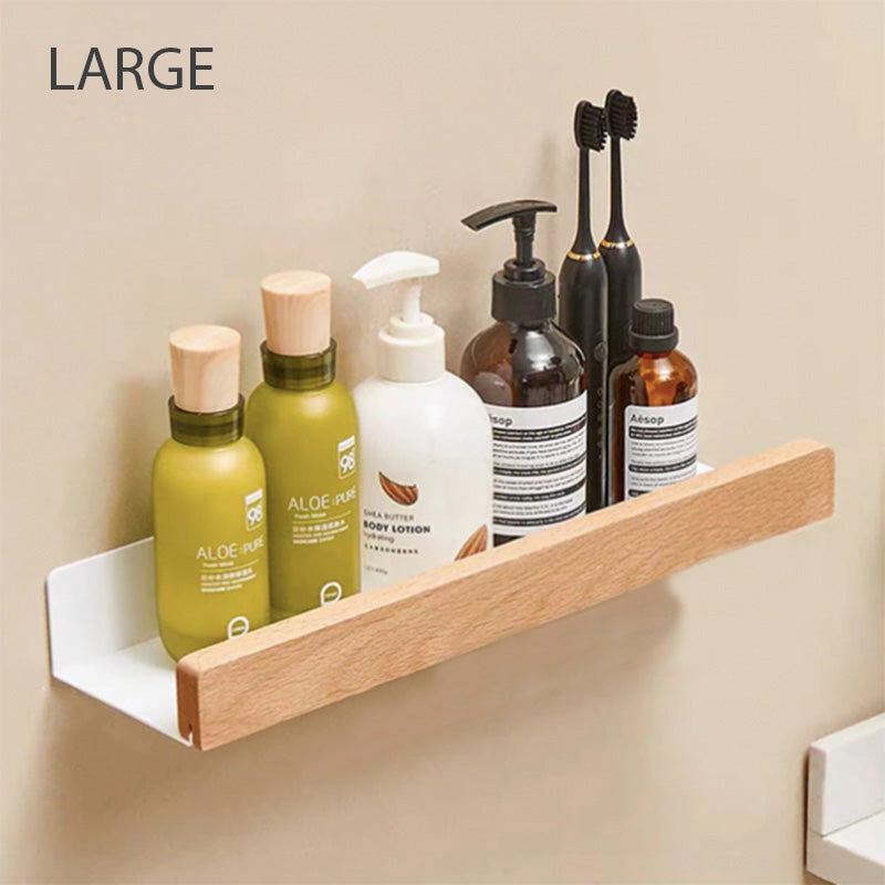 Estantes de baño para un almacenamiento moderno con un diseño cálido y minimalista