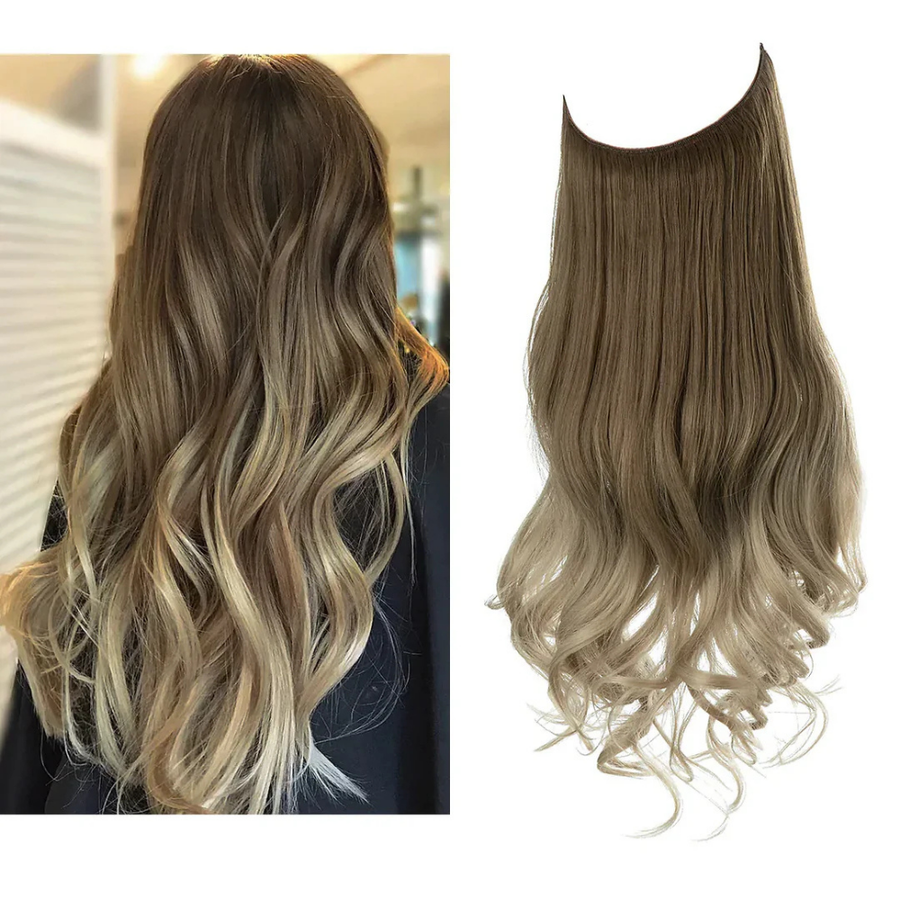Extensiones de pelo con clip Remy – Sin costuras, para volumen y longitud natural