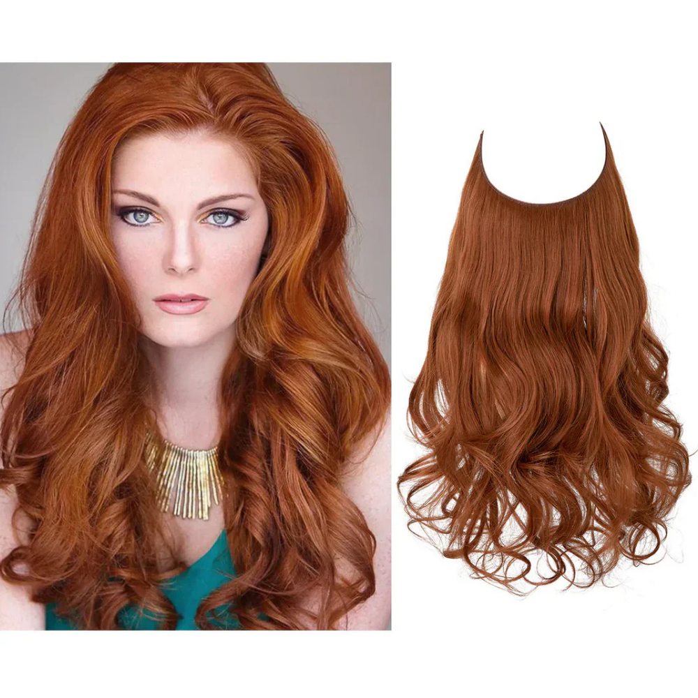 Extensiones de pelo con clip Remy – Sin costuras, para volumen y longitud natural