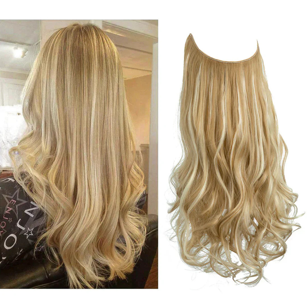 Extensiones de pelo con clip Remy – Sin costuras, para volumen y longitud natural