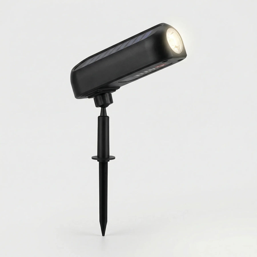Foco solar ajustable para exterior