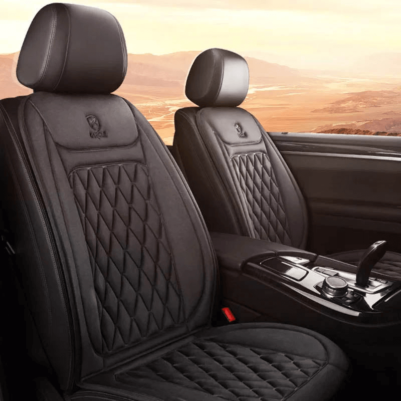 Funda calefactable para asiento de coche | Control de temperatura ajustable de 30 °C a 65 °C para coches, camiones y uso doméstico