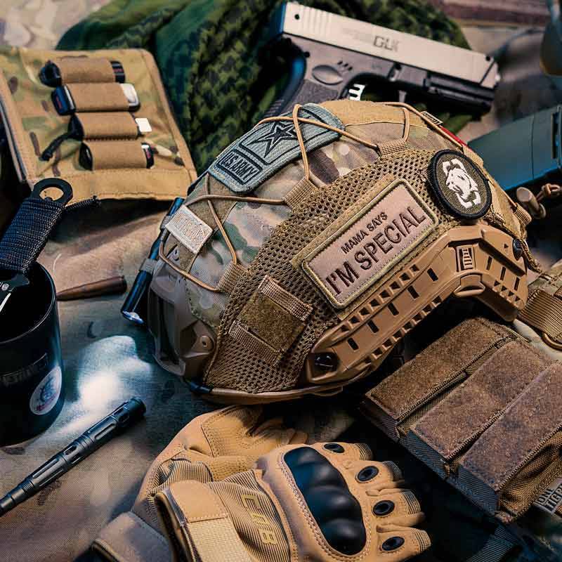 Funda táctica para casco militar